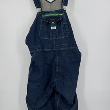 Liberty Mens Blue Denim Bib Overalls 46x30 P375425 Cotton Spandex Stretch