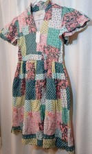 Nwt Simply Southern Beautiful Cottagecore Patchwork Floral Dress S Small