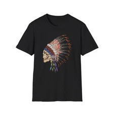 Grateful Dead Native American Indian Spring 1990 Wes Lang Softstyle T-Shirt