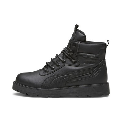 Puma Desierto v3 Puretex Gr. 46 Schwarz Leder Boots Stiefel Winter 393928 01