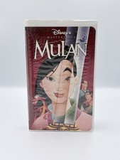 Mulan VHS 1999 Disney Video Tape Masterpiece Original Movie Clamshell Nearly New