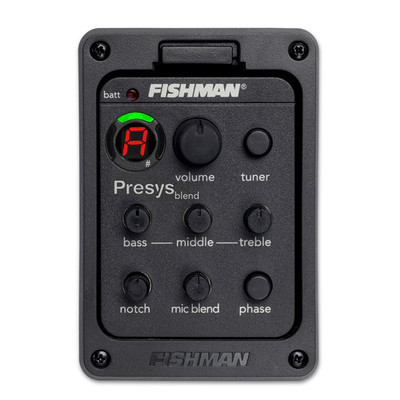 Fishman Presys Piezo 301 Pickup Mic Blend Acoustic Guitars Dual Preamp EQ Tuner