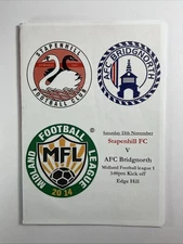 Stapenhill v AFC Bridgnorth;  Midland League,  13th November 2021