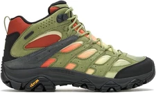 Merrell Mens Moab 3 Vista Mid Waterproof Suede Hiking Boot Mosstone Size 12