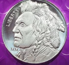 CSM - Buffalo Round - Series 2; 1 oz .999 fine Silver Art Round