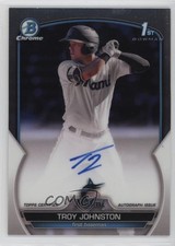 2023 Bowman Chrome Prospect Auto Troy Johnston #CPA-TJN Auto 19b1