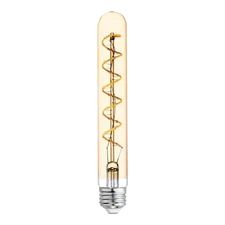 GE 36725 Vintage Style LED Light Bulb, 60 watt equivalent, amber finish, T9