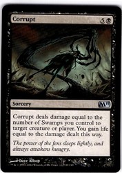 Corrupt #89 Magic 2011 M11 Uncommon Sorcery