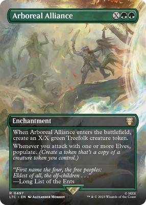 MTG Arboreal Alliance (Borderless) [The Lord of the Rings: Tales of Middle-Earth