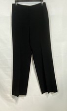 Vintage Y2K Ann Taylor Women's Black High Rise Straight Leg Dress Pants Size 6