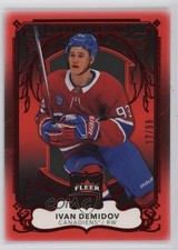 2025-26 Upper Deck Fleer Ultra Ultra Team Red 17/99 Ivan Demidov #13of20 0z0g