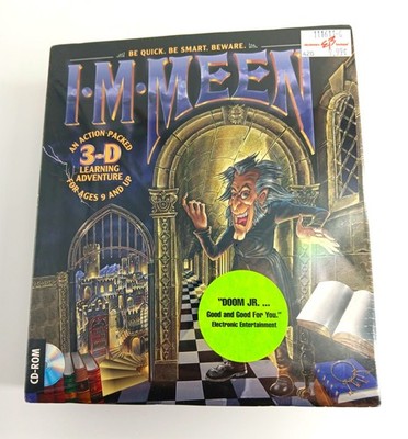 I.M. MEEN *FACTORY SEALED, NEW* Simon & Schuster Big Box PC CD-Rom 1995
