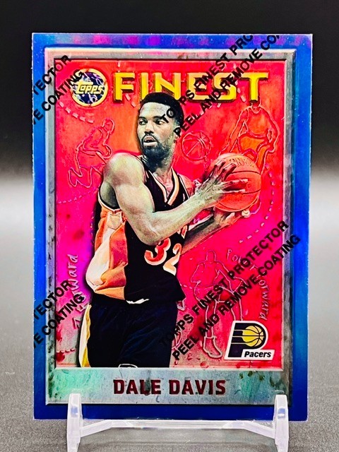 1995-96 Topps Finest - Dale Davis #101 Refractor Indiana Pacers 