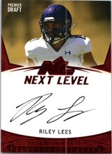 2021 Sage Premier Draft Next Level Auto Red Riley Lees #21NL-RL2 Auto