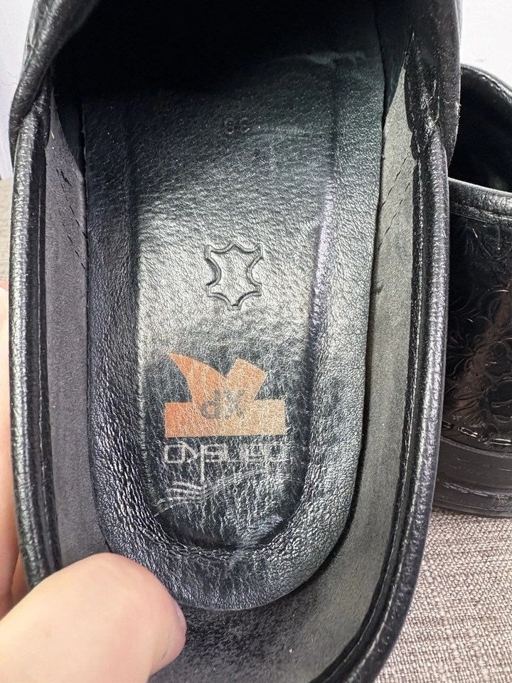 Dansko XP Clogs Womens Size 38 7.5 Floral Leaf Hibiscus Embossed Occupation Work - Image 3 of 4