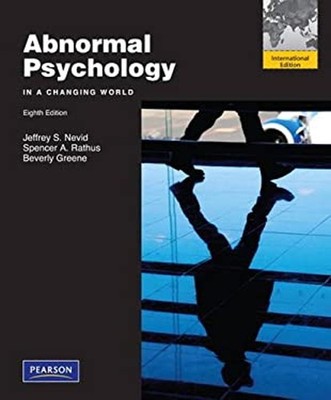 Abnormal Psychology : In a Changing World Paperback