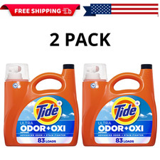 Tide Ultra Oxi Odor Defense Liquid Laundry Detergent 117oz 83 Loads, 2 PACK