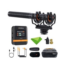 COMICA VM40 Wireless Shotgun Microphone,2.4G Super Cardioid Polar Pattern,48k...