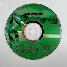 Microsoft Golf 2001 Edition PC Video Game Simulation Sports PC CD-ROM