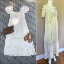 Show Me Your MuMu Sweetheart Neckline Puff Sleeve Prairie Boho Maxi Dress