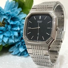 Seiko Chario Octagon 6030 5080 Timepiece Watch Rare Authentic