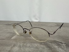 Marcolin Village Eyeglass Frame Oval Brown Metal 49-20-135