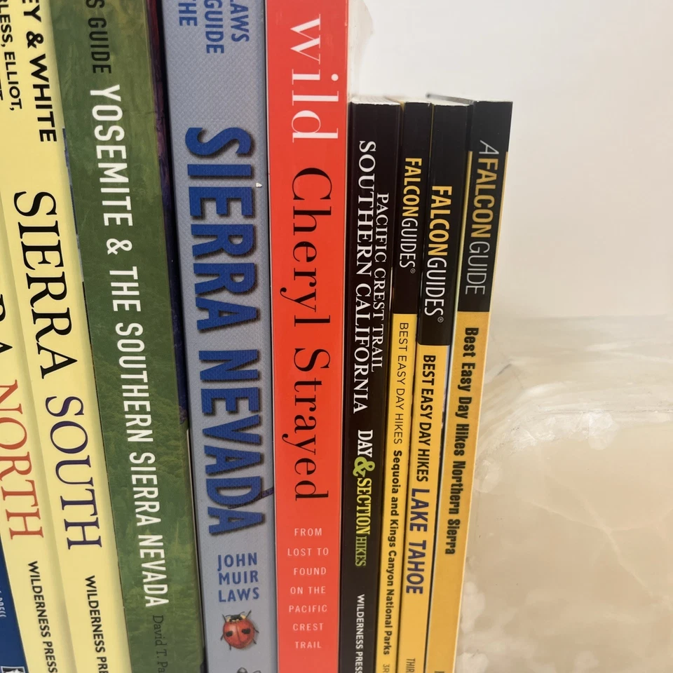 13 Trail Guides Book LOT California Hiking Backpacking Sierra Pacific Crest MAP — 第 3/4 张图片