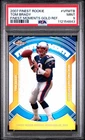 Tom Brady 2007 Topps Finest Gold Refractor Moments 13/50 PSA 9