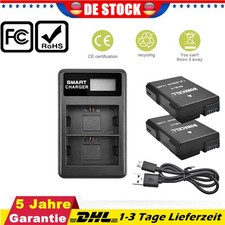 2x EN-EL14 7.2V Akku + Dual Ladegerät Für N...