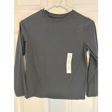 Cat Jack Kids Boys Long Sleeve T Shirt Gray Size Medium 8 AF-1320