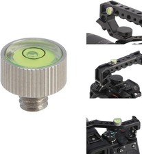 FocusFoto Stainless Steel Bubble Spirit Level Measuring Tool with Silver
