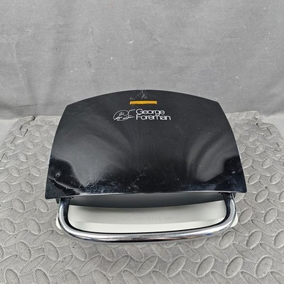 George Foreman 14182 Grill Antihaft 1500W Fast Cook Schwarz mit Fettabtropfschale