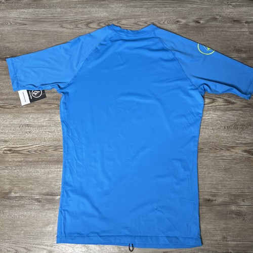 Volcom Short Sleeve Rash Guard Boys 2XL Blue New - Picture 8 of 10