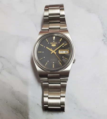 Seiko SKXW95 Black Textured Sunburst Dial Retro Ultra Rare Vintage Automatic JDM