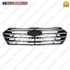 Front Grille Chrome Fits 2013 14 15 16 Hyundai Santa Fe GLS Limited 3.3L 7 Seat