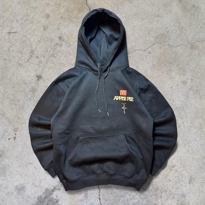 Cactus Jack by Travis Scott x McDonald's Apple Pie Hoodie 'Black' Mens Small