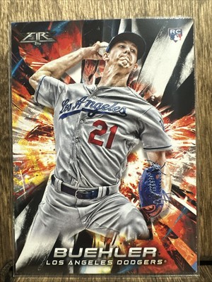 2018 Topps Fire WALKER BUEHLER #139 Rookie RC Los Angeles Dodgers