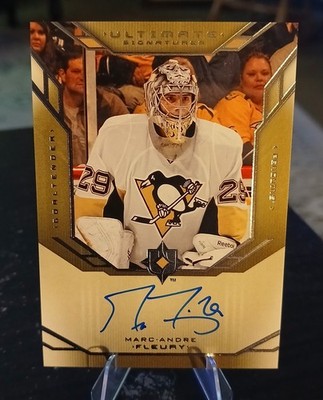 Marc Andre Fleury 2014-15 UD Ultimate Collection Ultimate Signatures 04-05 Retro