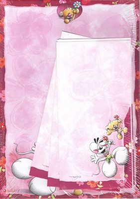 Vintage Diddl Rare A4 Letter Set