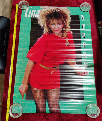 tina turner red dress in sequined sings in concert 4x6 inch photo Review: With and without glitz,
