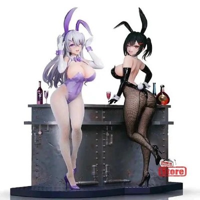 Bearpanda Bunny Girl Asanagi Rin Xiya 3D Crystal Eye Anime Girl Actionfigur