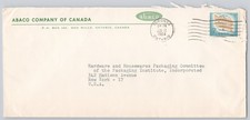 Toronto, Ontario — Sobre de Abaco Company, sello Pacem in Terris, — 1964 — 5¢