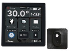 Wall Display + Blu H&T Digital Wall Display + Humidity Temperature Sensor Black