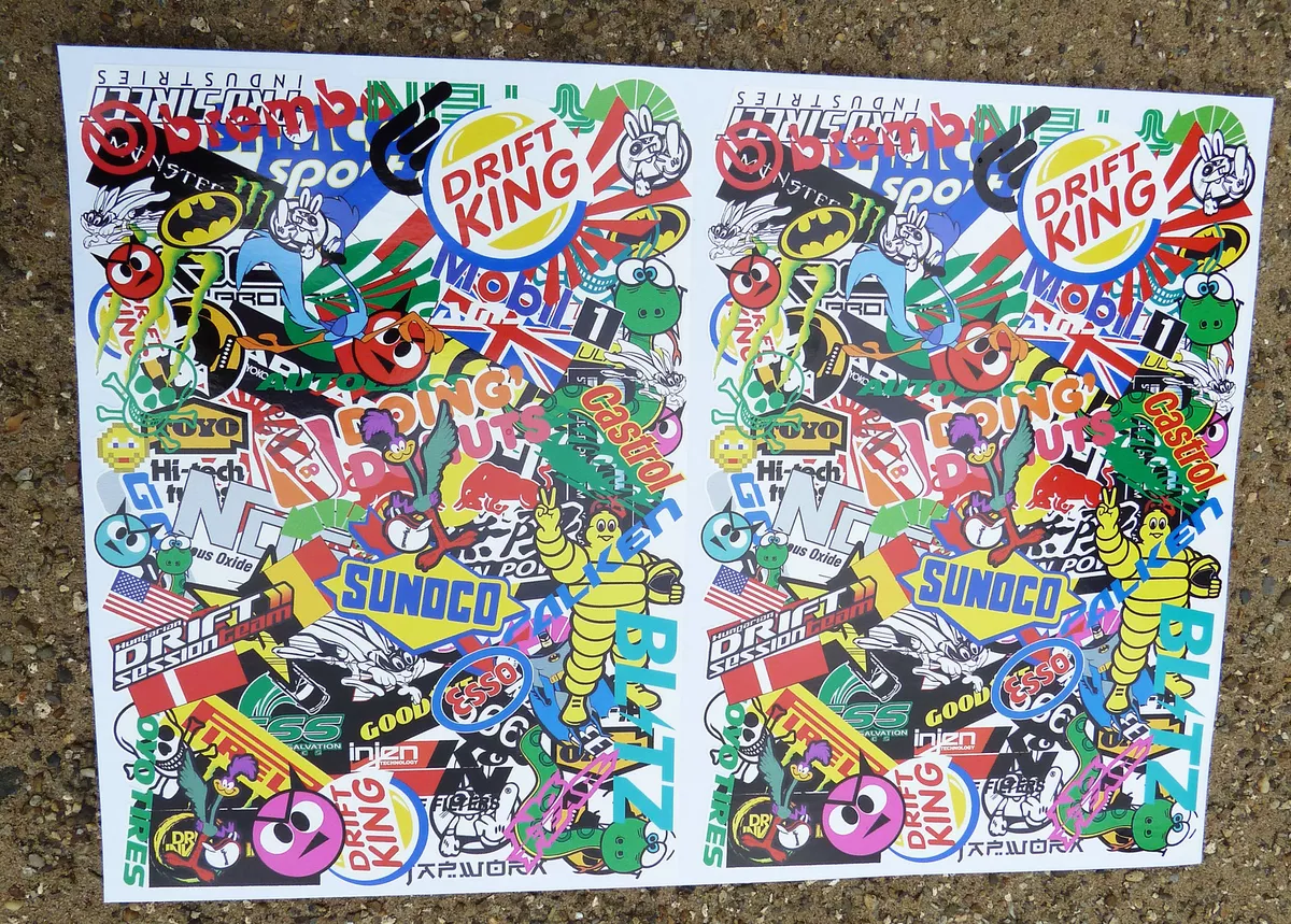 Rc drift stickers 2025