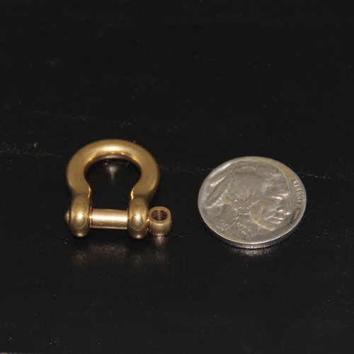 5.5-15mm Chain Hook Shackle Japan Solid Brass Key Joint Connect Leathercraft - Picture 9 of 15