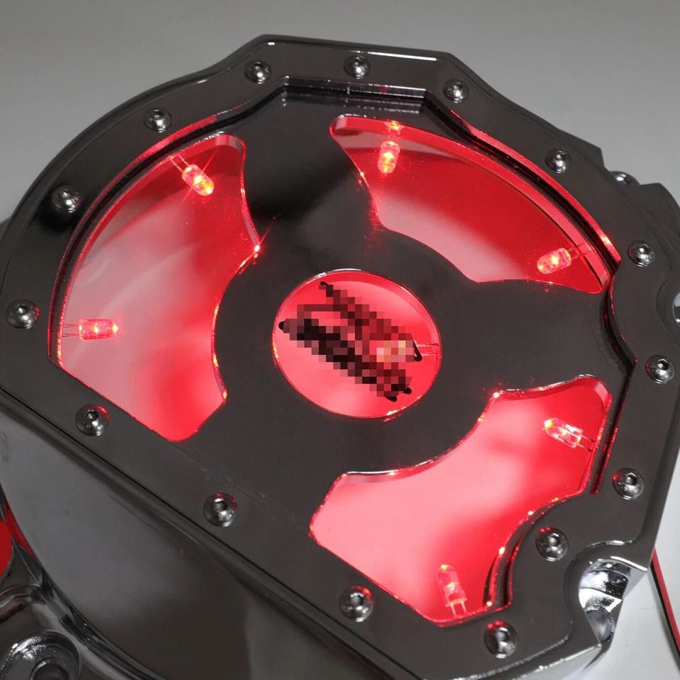 Cubierta de embrague de motor LED roja cromada para Suzuki GSXR 600 750 1000 GSX-R 2001-2005 Foto 3 de 4