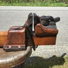 Vintage Bench Vise . The Only One Known To Exist ? Charles Gatchels Patent 1891