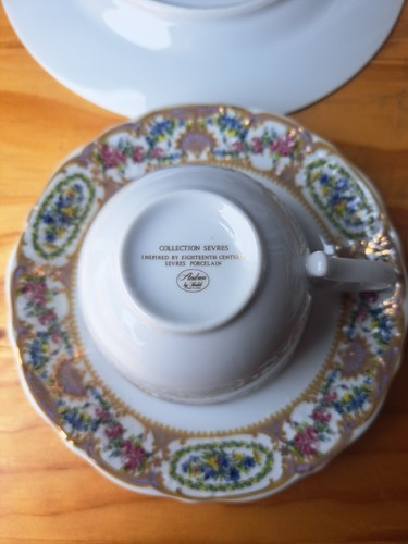 Vintage Complete Set Of 4, 3 Piece Purple Set ,Andrea by Sadek COLLECTON SEVRES - Picture 7 of 8