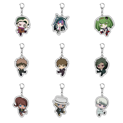 Danganronpa Anime Acrylic Keychain Bag Pendant Cosplay Keyring - Foto 9
