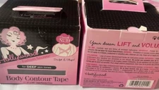 Hollywood Fashion Secrets Body Contour Tape Deep Dark Skin Tones 1-3" x 197'' X2